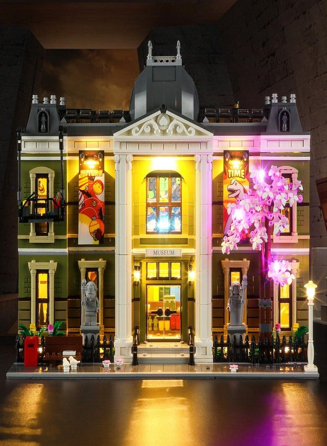Vaodest مصباح LED من Vaodest لمجموعة Lego 10326 Icons Natural History Museum، تصميم وتكوين متوافق مع نموذج Lego 10326 (مصباح LED فقط، وليس مجموعة مكعبات البناء). - Image 1